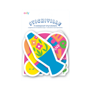 Stickiville Peace and Love Vinyl Stickers