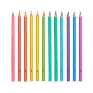 Pastel Hues Colored Pencils - Set of 12