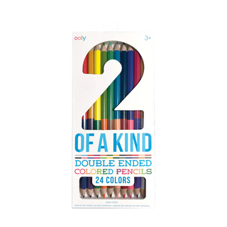 2 Of A Kind Double-Ended Colored Pencils - Set of 12