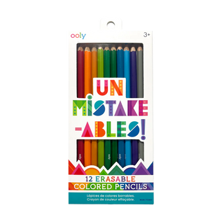 Un-Mistakeables! Erasable Colored Pencils - Set of 12