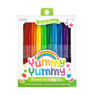 Yummy Yummy Scented Twist-Up Crayons - Set of 10
