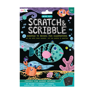 Scratch and Scribble Mini Scratch Art Kit