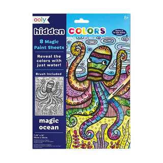 Hidden Colors Magic Paint Sheets - Magic Ocean