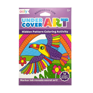 Undercover Art Hidden Pattern Coloring Activity Art Cards