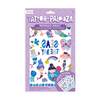 Tattoo-Palooza Temporary Tattoos 3 Sheets
