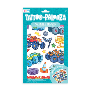 Tattoo-Palooza Temporary Tattoos 3 Sheets