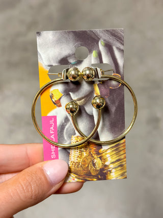 Sheila Fajl Celestial Hoops Polished Gold