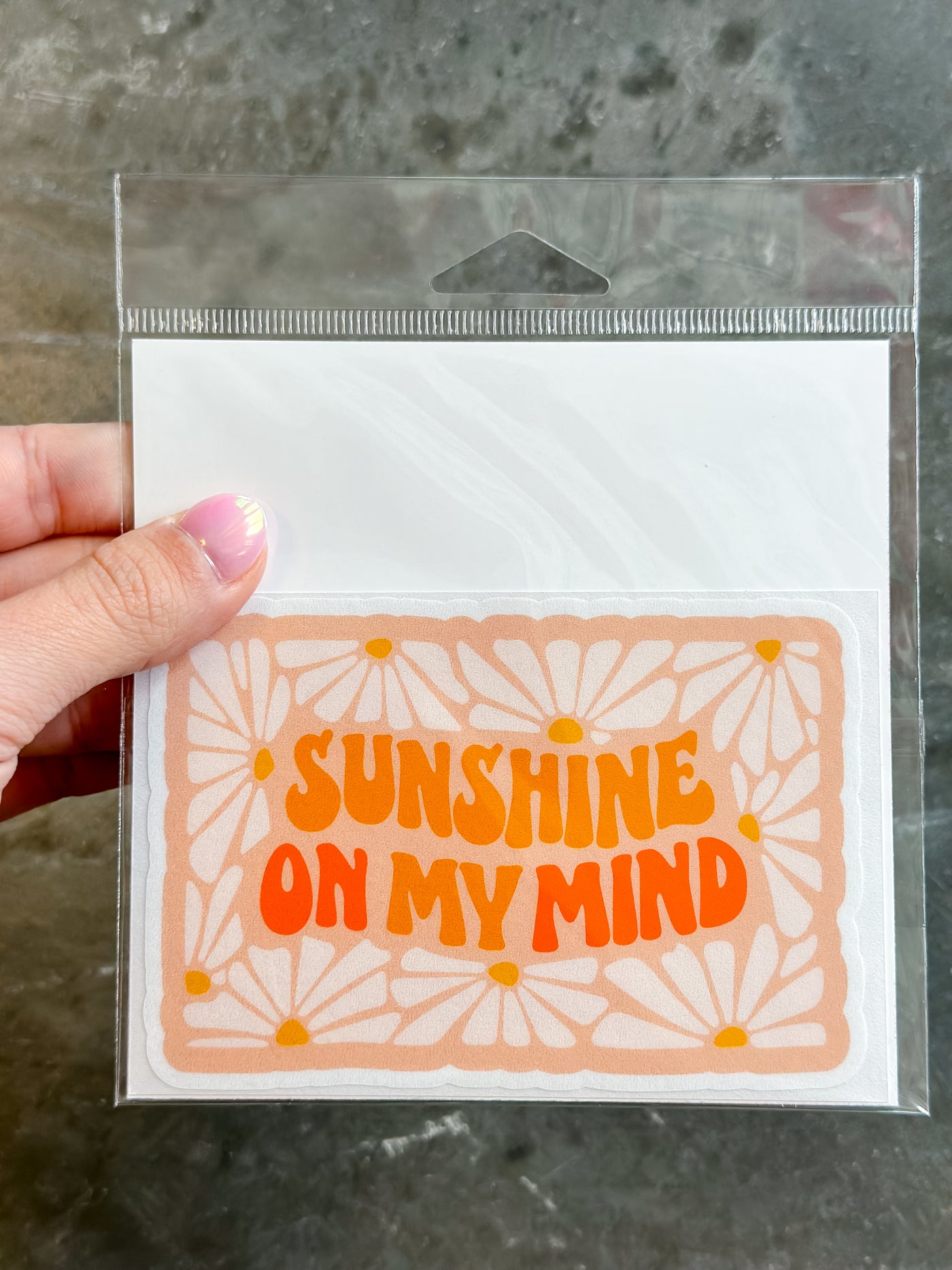 Sunshine on my mind Sticker
