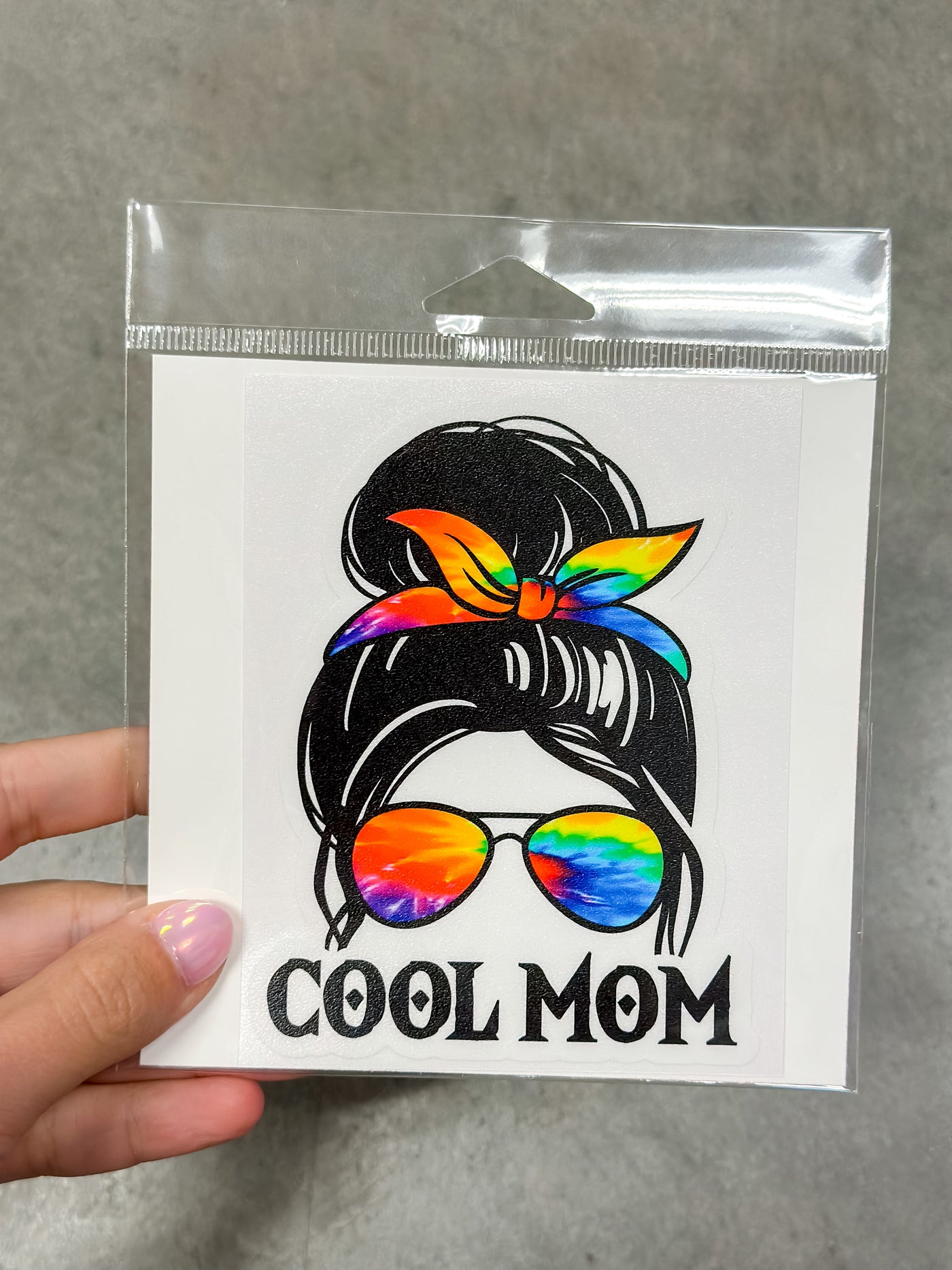 Cool Mom - Tye Dye Sticker