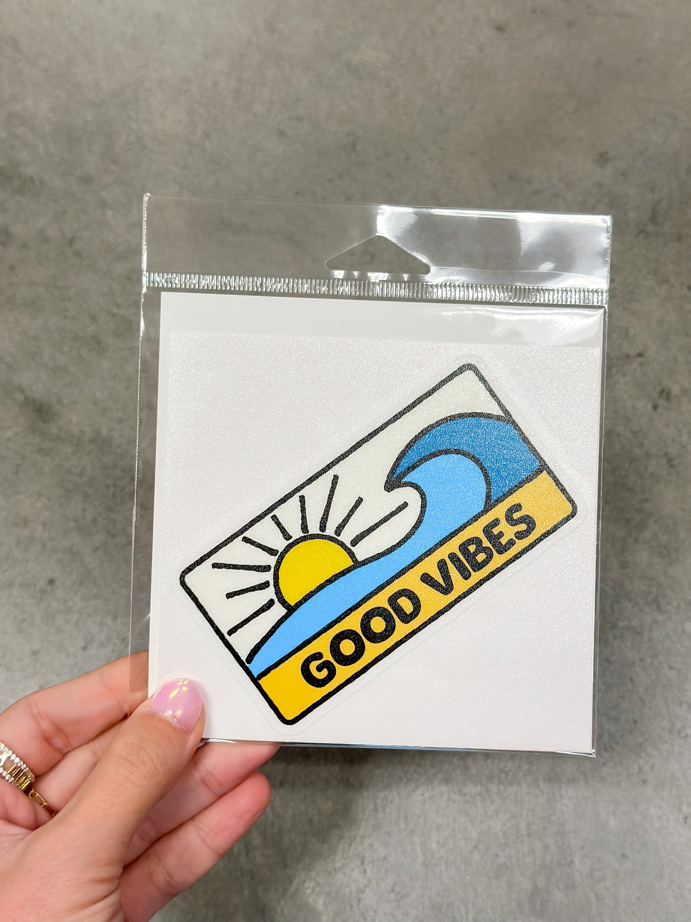Good Vibes - Ocean with Sun Sticker