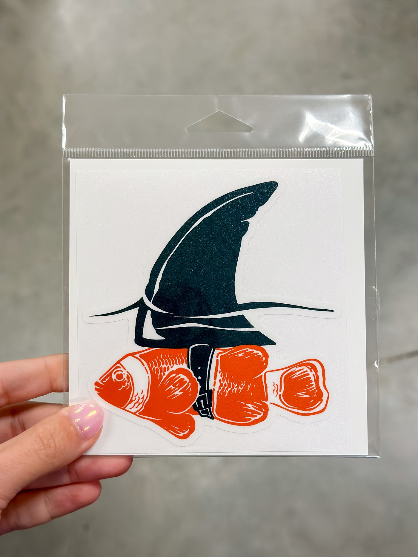 Goldfish with Fin sticker