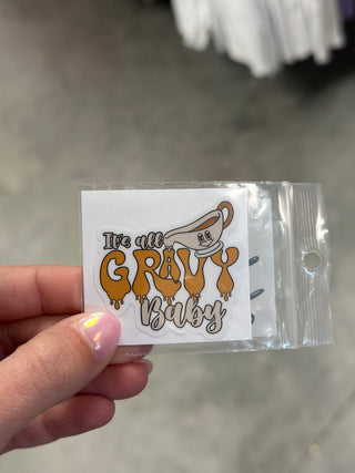 It's all gravy baby sticker