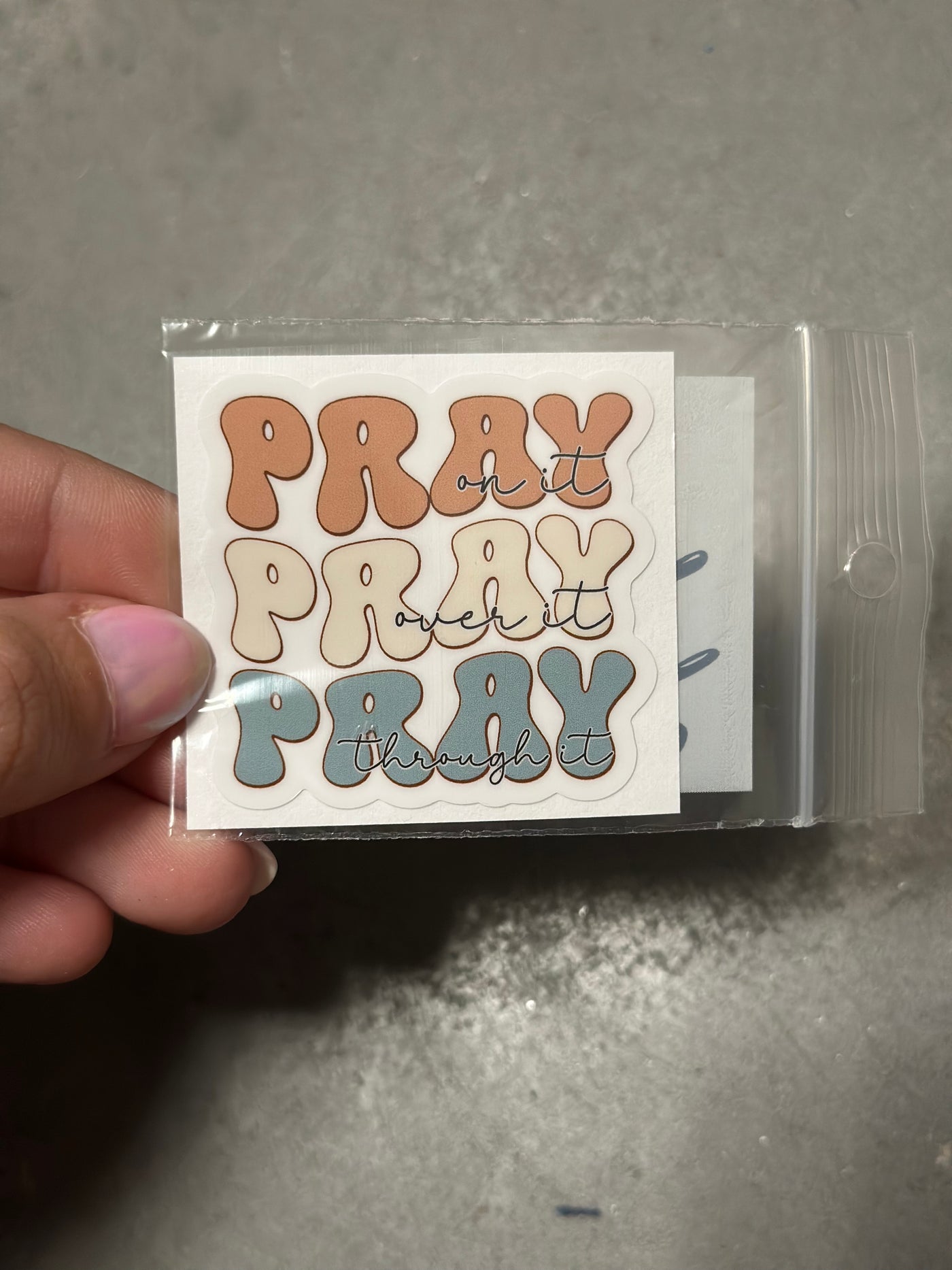 Pray Pray Pray sticker