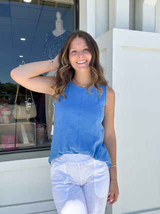 Escape by Habitat Cotton Slub Seamed Tank