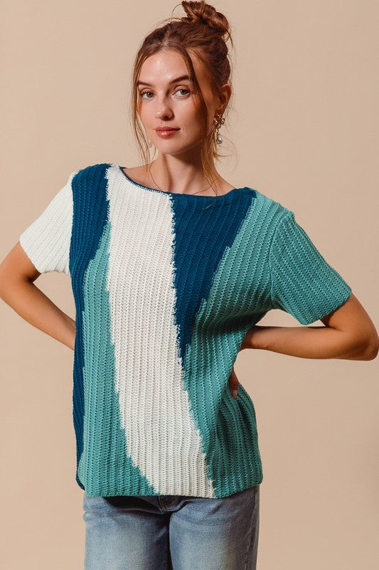 Katrina Color Block Sweater