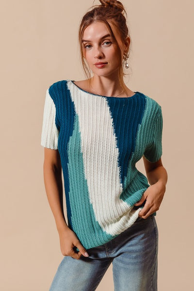 Katrina Color Block Sweater