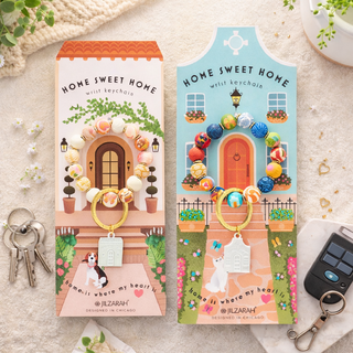 Home Sweet Home Wrist Keychain