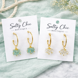 Beaded Bliss Hoop Earrings