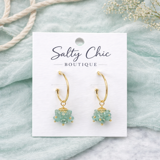 Beaded Bliss Hoop Earrings