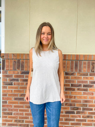 Escape by Habitat Cotton Slub Seamed Tank