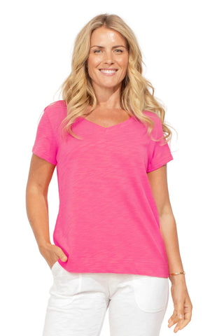 Escape by Habitat Cotton Slub V-Neck Tee