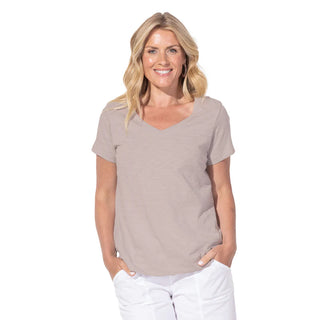 Escape by Habitat Cotton Slub V-Neck Tee