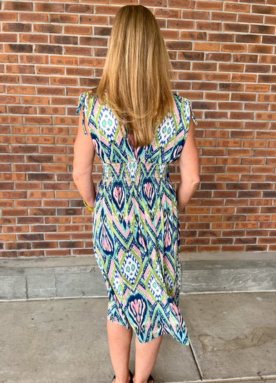 Moira Print Dress