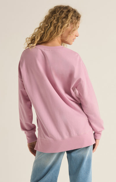 Z Supply Modern V-Neck Weekender Sunset Mauve