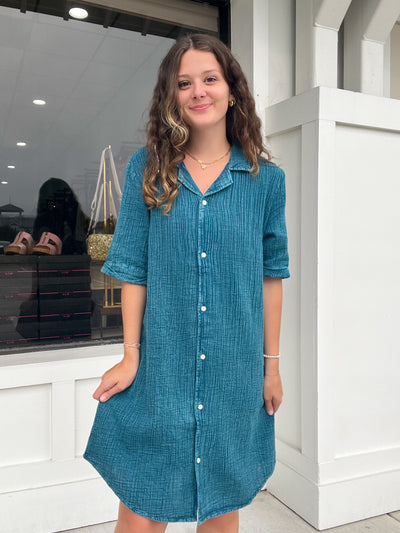 Kendra Button Up Dress