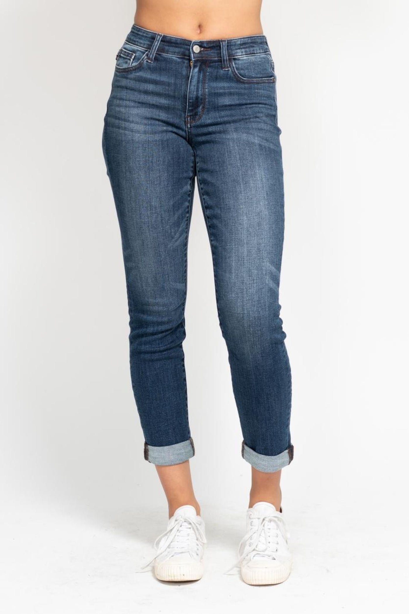 Judy Blue Cuffed Slim Fit Jean