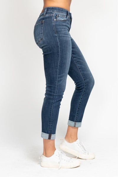 Judy Blue Cuffed Slim Fit Jean