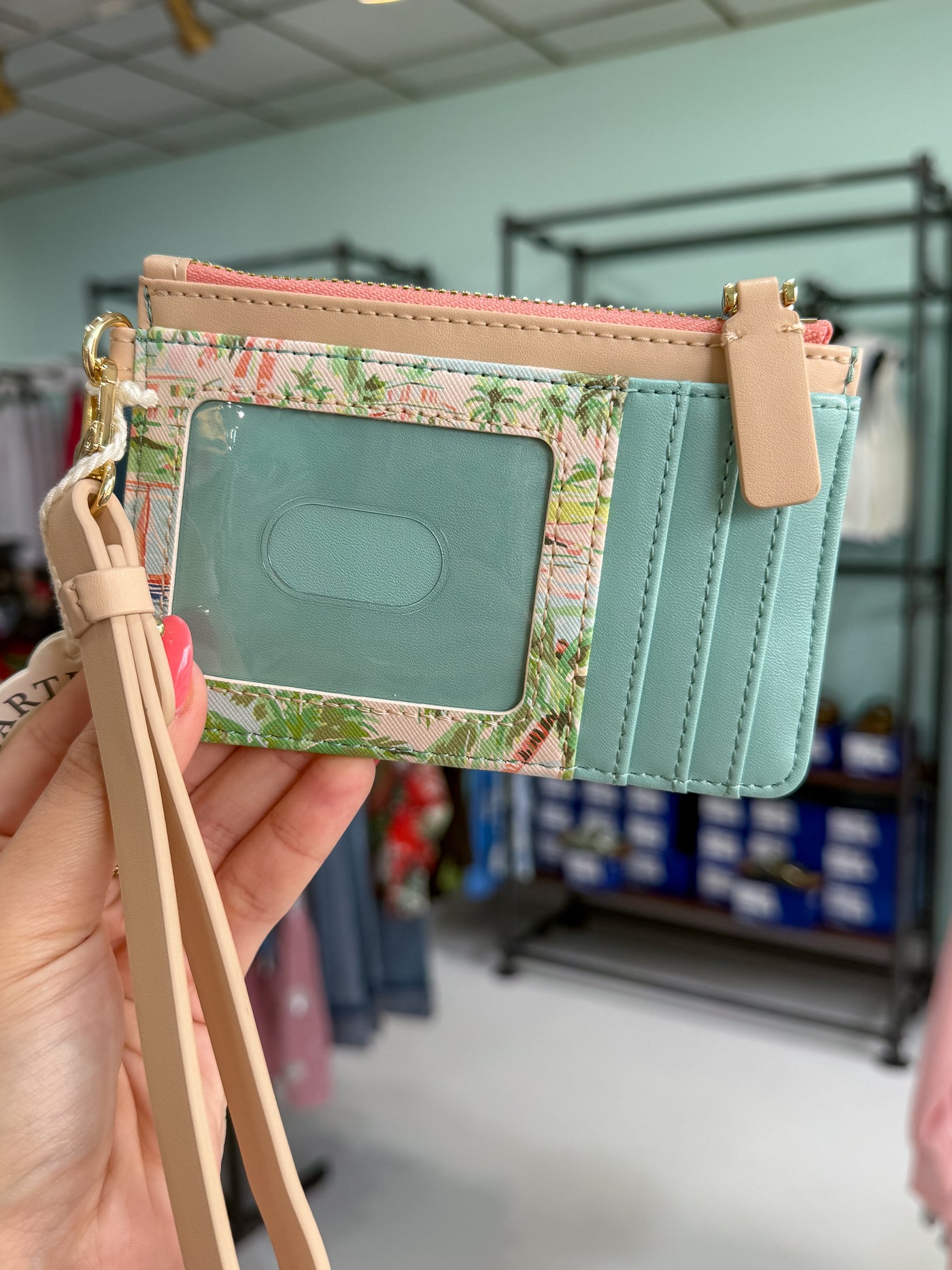 Spartina Slimcard Coinpurse Coastal Dreams