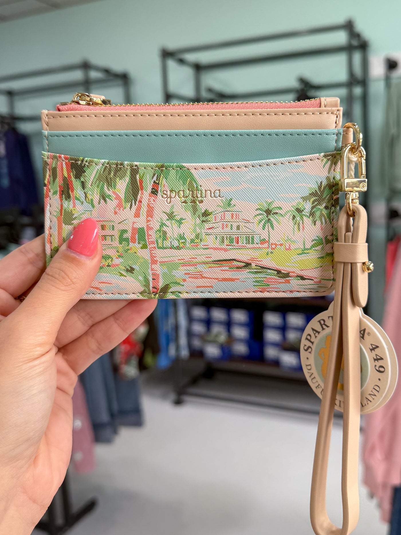 Spartina Slimcard Coinpurse Coastal Dreams