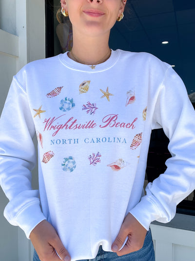 “Wrightsville Beach” Sea Shell Sweatshirt