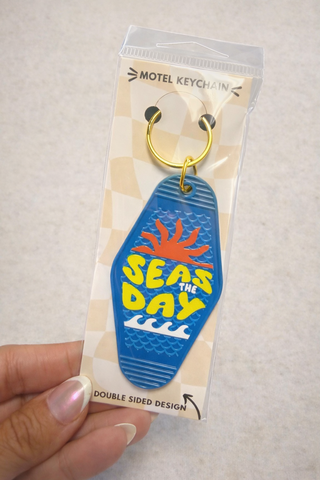 Seas the Day Keychain