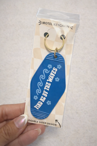 Find me by the Waves keychain
