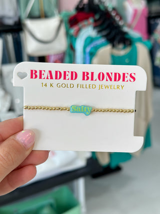 Beaded Blondes Salty BB Bead Bracelet