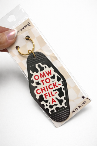 OMW to Chick-Fil-A Keychain