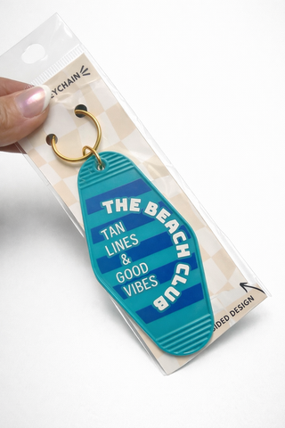The Beach Club Keychain
