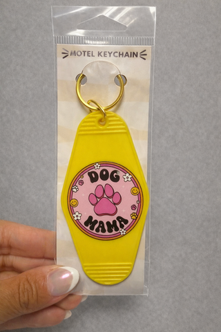 Dog mama keychain