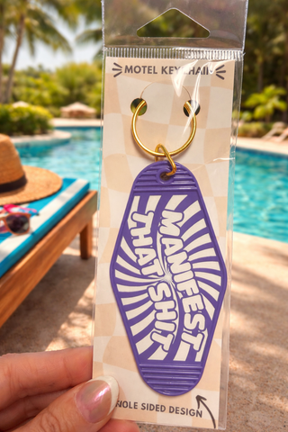 Manifest that shit keychain