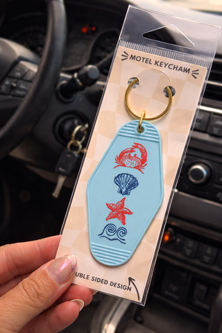 Beach Icons Keychain