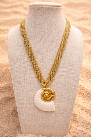 Coastal Glitz Necklace-Tarnish Resistant - Water Safe