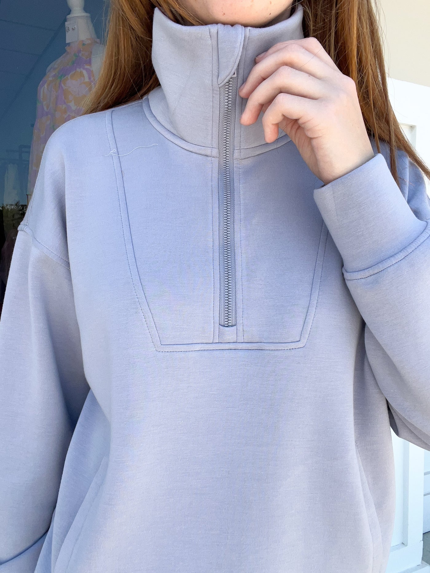 Restocked! Modal Poly Span Quarter Zip