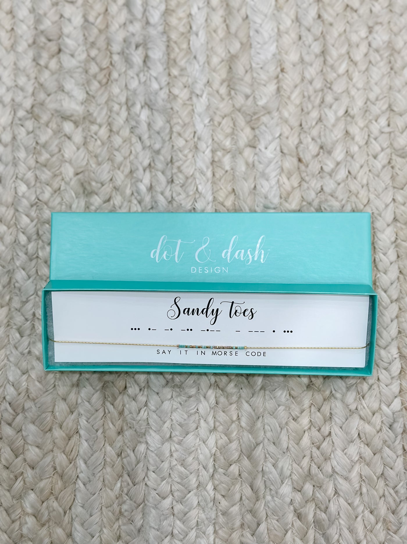Dot & Dash Sandy Toes Necklace