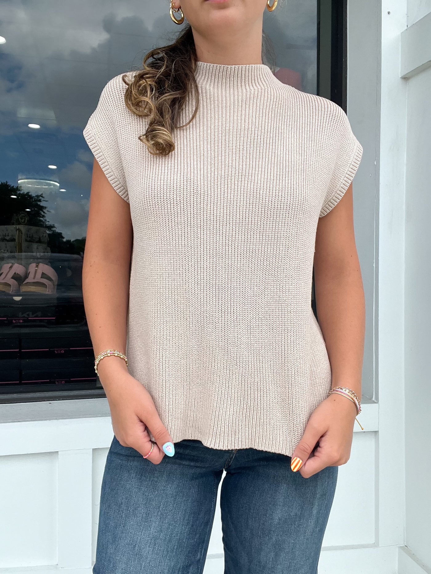 Anika Mock Neck Sweater