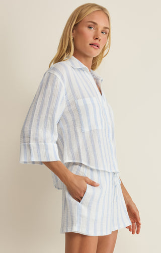Z Supply Helena Striped Shirt