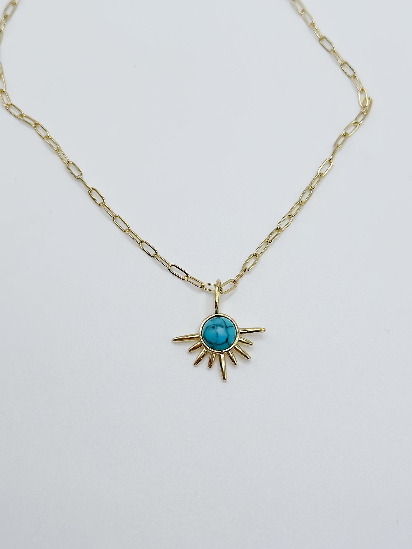 Gold/Turquoise Solstice Charm