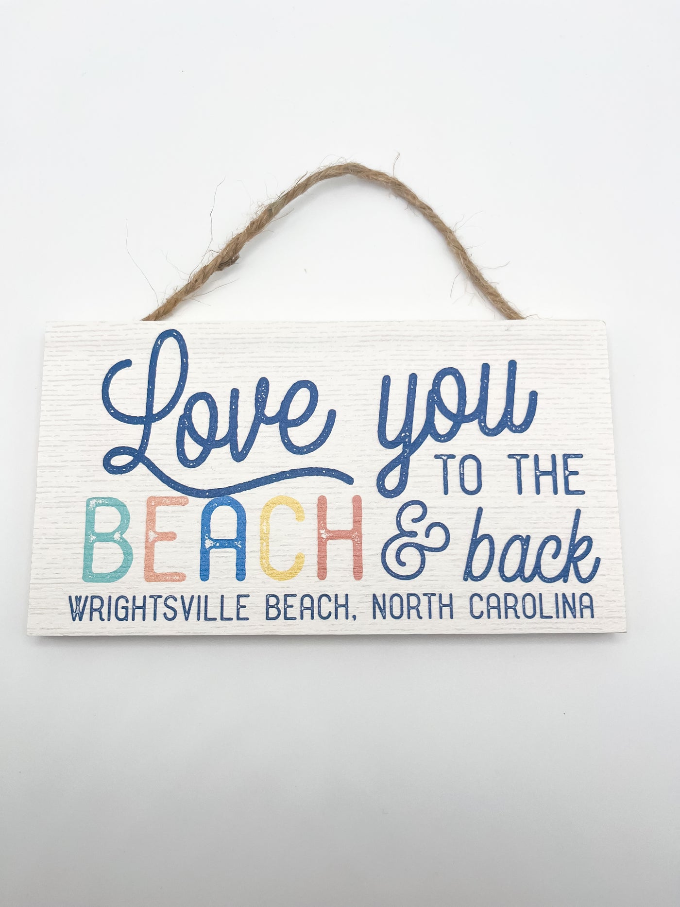 Beach & Back Sign