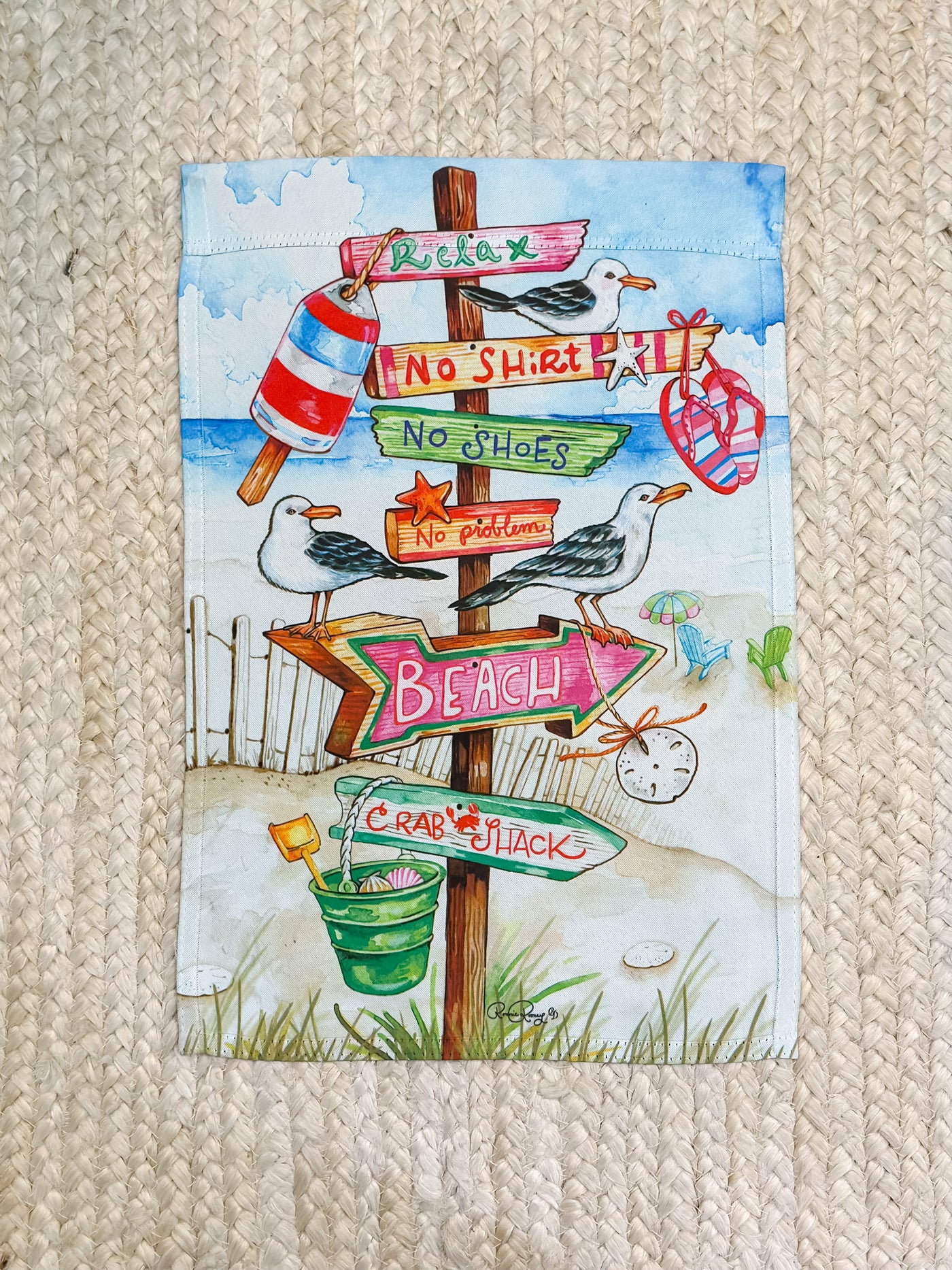 Beachy Garden Flags